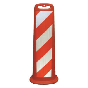 Channelizer - Verical Panel, Orange, 36", Reflective