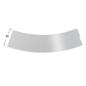 Cone Collar – 4”, White, HIP Reflective