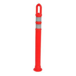 Delineator Post – 42”, Ring Top, Orange, Reflective