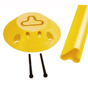 Delineator Base - Yellow, HD Base for FG300 Delineator