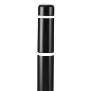 Bollard Cover – (4”x52”) Black c/w White Tape