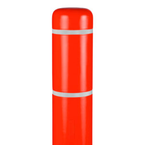 Bollard Cover – (7’x52”) Red c/w White Tape