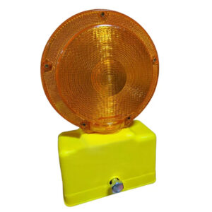 Barricade Light – Amber, LED Flasher, 6V, No Photocell