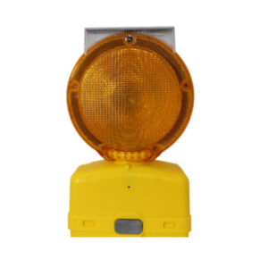 Barricade Light – Amber, Solar Powered