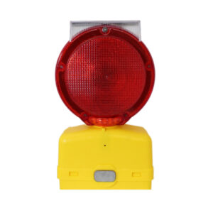 Barricade Light – Red, Solar Powered
