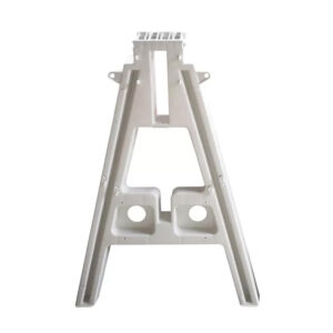 Barricade Leg – A-Frame, Plastic, White