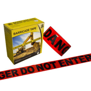 Barricade Tape – “Danger Do Not Enter” – Red, 3” x 1000’