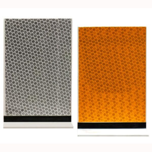 Barrier Marker – White/Yellow, DG Reflective 2-Side