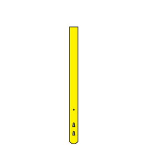 Guidepost – 55”, Yellow, Non-Reflective