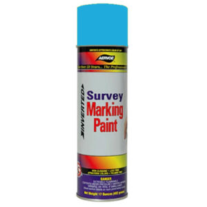 Survey Marking Paint – Blue, Upside-down Spray, 20 oz.