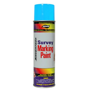Survey Marking Paint – Fl Blue, Upside-down Spray, 20 oz.