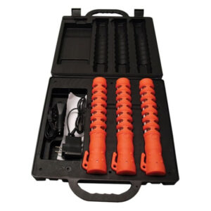 LED Baton Flare Kit - Orange, 3 Piece, Rechargeable