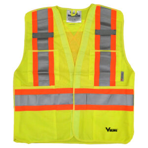 Traffic Vest – Lime Green, Hi-Viz, 2XL – 3XL